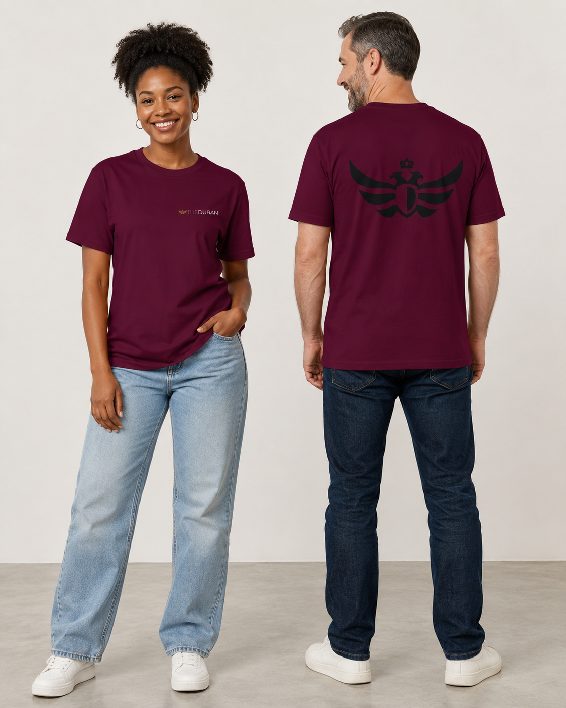 The Duran Black Eagle Back Design Classic Tee