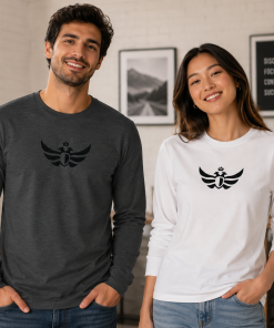 Alternative view of The Duran <br>Large Black Eagle Long Sleeve Shirt <br> Men | Women