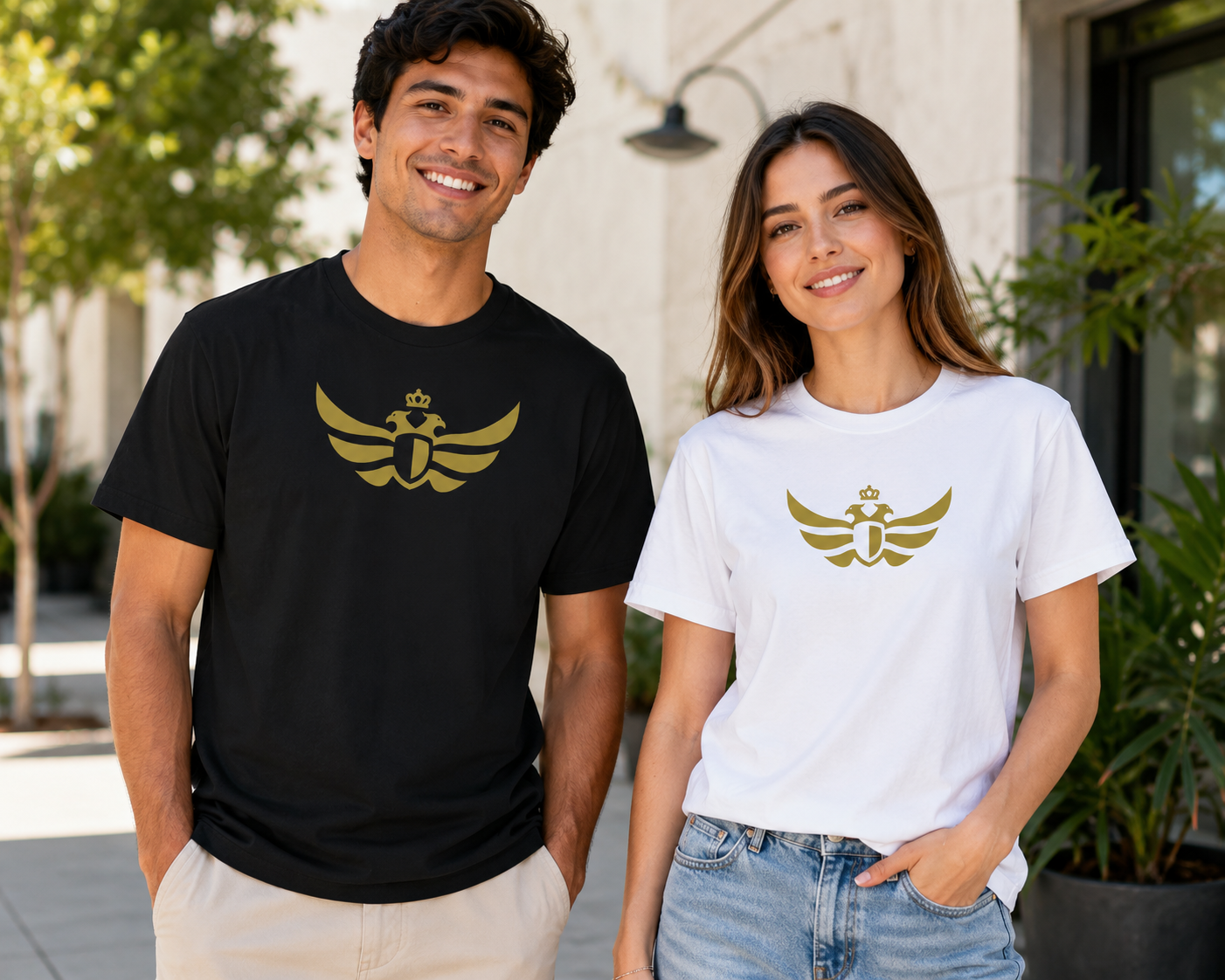The Duran Large Gold Eagle T-shirt
