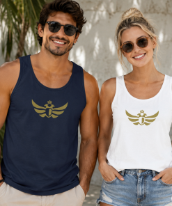 Alternative view of The Duran <br>Large Gold Eagle Tank Top <br> Men | Women
