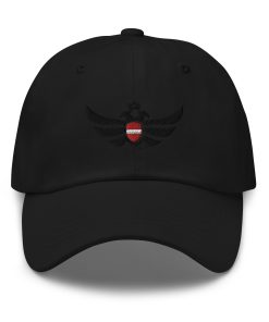 Alternative view of Latvia Shield Black Eagle Classic Hat