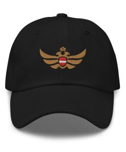Alternative view of Latvia Shield Gold Eagle Classic Hat