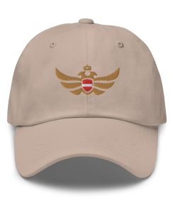 Latvia Shield Gold Eagle Classic Hat