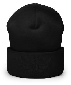 Alternative view of The Duran Black Eagle Cuffed Beanie