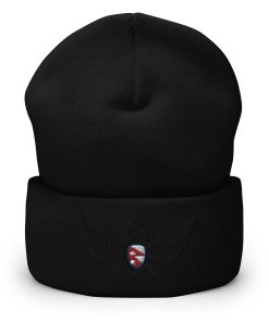 Alternative view of Nepal Shield Black Eagle Cuffed Beanie