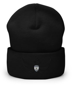 Alternative view of Argentina Shield <br> Black Eagle Cuffed Beanie