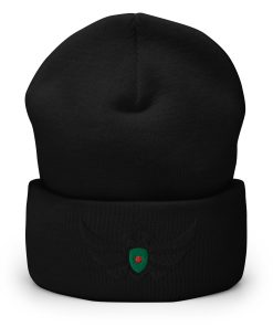 Alternative view of Bangladesh Shield Black Eagle Cuffed Beanie