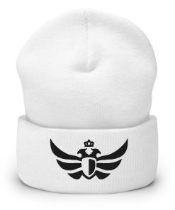 The Duran Black Eagle Cuffed Beanie