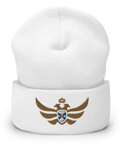 Nova Scotia Shield <br> Gold Eagle Cuffed Beanie