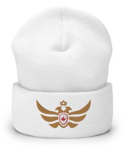 Canada Shield <br> Gold Eagle Cuffed Beanie