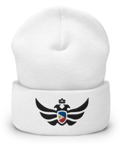 Philippines Shield Black Eagle Cuffed Beanie
