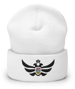 British Columbia Shield Black Eagle Cuffed Beanie