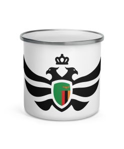Zambia Shield Black Eagle Enamel Mug