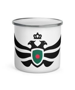 Bangladesh Shield Black Eagle Enamel Mug