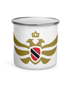 Trinidad and Tobago Shield <br> Gold Eagle Enamel Mug