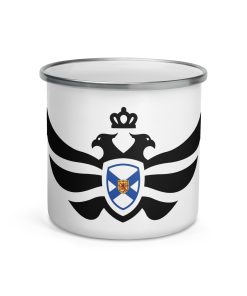 Nova Scotia Shield <br> Black Eagle Enamel Mug