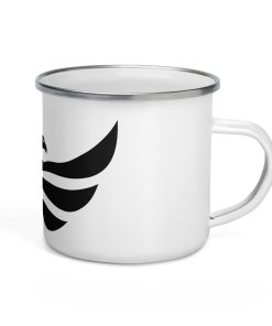 Alternative view of Bangladesh Shield Black Eagle Enamel Mug