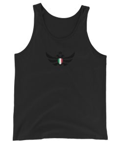 Alternative view of Italy Shield <br> Black Eagle Long Tank Top <br> Men | Women
