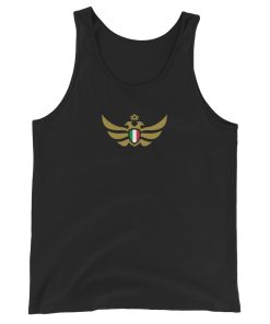 Alternative view of Italy Shield <br> Gold Eagle Long Tank Top <br> Men | Women