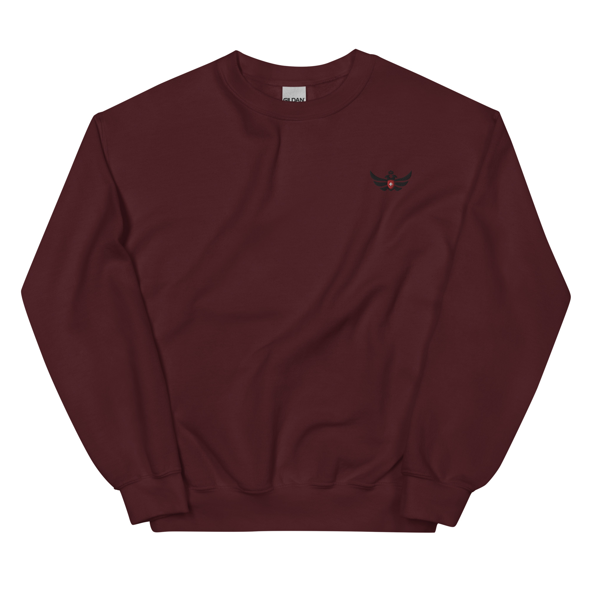 unisex-crew-neck-sweatshirt-maroon-front-6567456b4cdd5.jpg