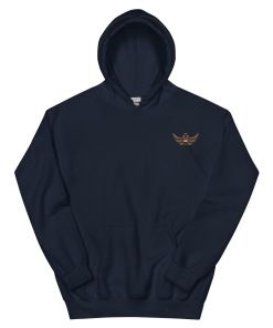 Alternative view of Yemen Shield <br> Gold Eagle Hoodie <br> Men | Women