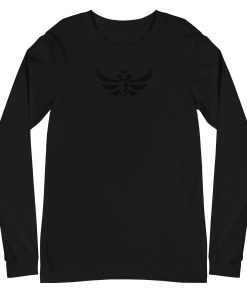 Alternative view of The Duran Large Black Eagle Long Sleeve Shirt | Men