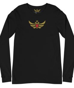Alternative view of Morocco Shield Gold Eagle Long Sleeve Shirt | Men's