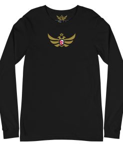 Alternative view of Nepal Shield Gold Eagle Long Sleeve Shirt | Women's