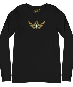 Alternative view of Nigeria Shield Gold Eagle Long Sleeve Shirt | Men’s