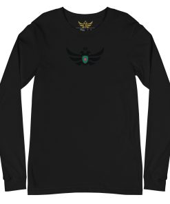 Alternative view of Bangladesh Shield <br> Black Eagle Long Sleeve Shirt <br> Men | Women