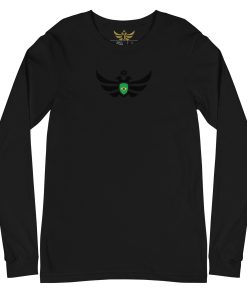 Alternative view of Brazil Shield <br> Black Eagle Long Sleeve Shirt <br> Men | Women