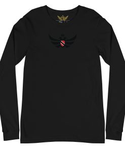 Alternative view of Trinidad and Tobago Shield <br> Black Eagle Long Sleeve Shirt <br> Men | Women