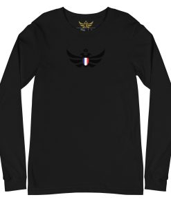 Alternative view of France Shield <br> Black Eagle Long Sleeve Shirt <br> Men | Women