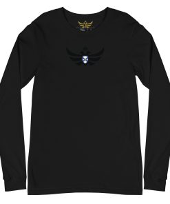 Alternative view of Nova Scotia Shield <br> Black Eagle Long Sleeve Shirt <br> Men | Women