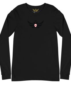 Alternative view of Canada Shield <br> Black Eagle Long Sleeve Shirt <br> Men | Women