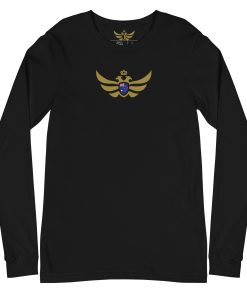 Australia Shield <br> Gold Eagle Long Sleeve Shirt <br> Men | Women