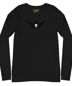 Alternative view of Japan Shield <br> Black Eagle Long Sleeve Shirt <br> Men | Women