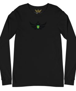 Alternative view of Jamaica Shield Black Eagle Long Sleeve Shirt | Women’s