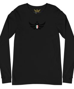 Alternative view of Mexico Shield Black Eagle Long Sleeve Shirt <br> Men | Women