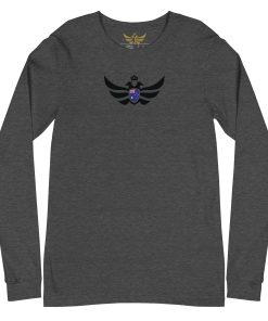Australia Shield <br> Black Eagle Long Sleeve Shirt <br> Men | Women