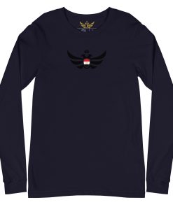 Alternative view of Egypt Shield <br> Black Eagle Long Sleeve Shirt <br> Men | Women