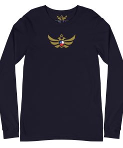 Alternative view of Chile Shield <br> Gold Eagle Long Sleeve Shirt <br> Men | Women