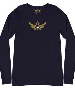 Alternative view of Palestine Shield Gold Eagle Long Sleeve Shirt | Men’s