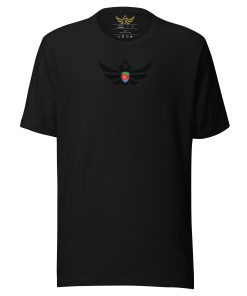 Alternative view of Eritrea Shield <br> Black Eagle T-Shirt <br> Men | Women