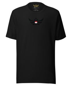 Alternative view of Yemen Shield <br> Black Eagle T-shirt <br> Men | Women
