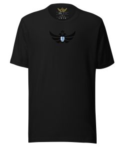 Alternative view of Greece Shield <br> Black Eagle T-Shirt <br> Men | Women