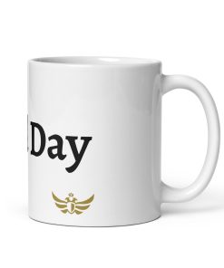Alternative view of The Duran Good Day White Ceramic Mug