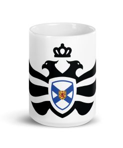 Nova Scotia Shield <br> Black Eagle <br> Write Ceramic Mug