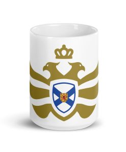 Nova Scotia Shield <br> Gold Eagle <br> Write Ceramic Mug