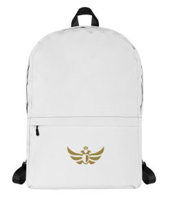 The Duran Gold Eagle White Backpack
